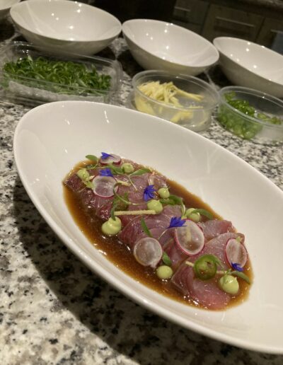 Yellowtail crudo